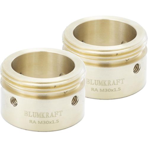 KGABERY-Lot De 2 Adaptateurs Radiateurs Laitons Compatibles Avec Danfoss Ra (20-23Mm) Vers M30x1.5 Pour Thermostat/Tête Thermostatique M30X1.5 Mâle