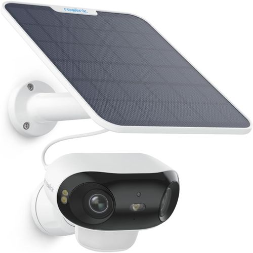 KGABERY-180° 4K Camera Solaire Exterieur Wifi Sans Filavec Vision Nocturne Colorx Et Assemblage D'Images Double,Wifi 2.4/5 Ghz,Détection Personne/Véhicule/Animal,Argus 4 Pro Solar Panel