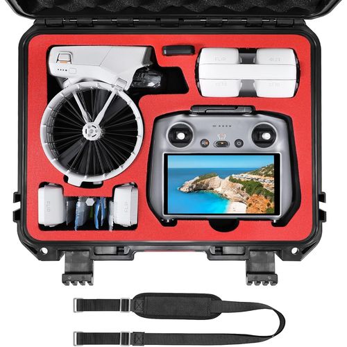 Kgabery-Flip Case Étanche Pour Dji Flip Drone,Valise De Voyage Pour Dji Flip Fly More Combo Et Accessoires De Batterie (Pour Contrôleur Dji Rc 2/Rc-N3,Valise Uniquement)-Générique