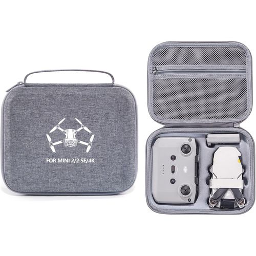 Kgabery-Mavic Mini 2 Étui De Transport Pour Drone Dji Mavic Mini 2/Mini 2 Se/Mini 4k Étui De Rangement Rigide Accessoires Pour Drone Mavic Mini 2,Gris,Étui De Transport-Générique
