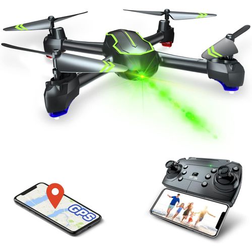 Kgabery-| Drone Gps Retour Automatique-Drones Quadricoptère Rc Avec Caméra Full Hd 1080p,32 Minutes De Vol (Cadeaux Pour Les Enfants De Plus De 12 Ans)-Générique