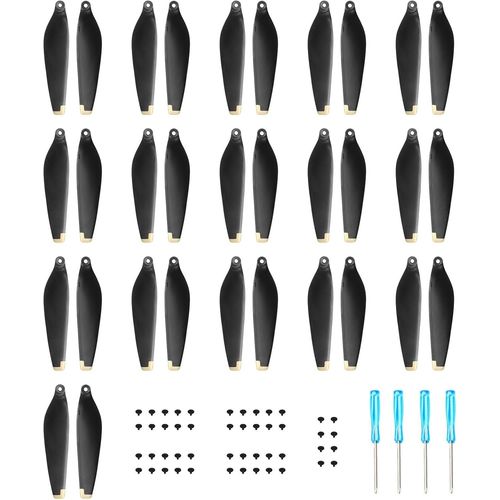 Kgabery-32 Pièces Hélice Pour Dji Mini 4 Pro/3 Pro Hélice De Rechange Pour Dji Mini 4 Pro/3 Pro Accessoires De Drone Exclusifs Vis&tournevis Or-Générique