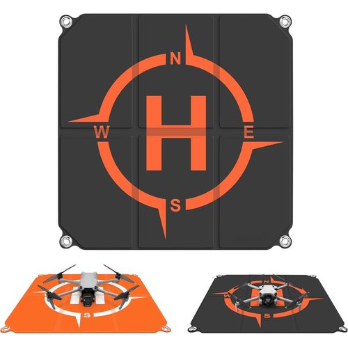Kgabery-Drone Landing Pad,Hélipad Universel Pliable Double Face Étanche (22in/55cm) Pour Drones Pour Dji Mini 4 Pro/Air 3s/Neo/Mini 2se/Mini 4k/Mini 3 Pro Accessoires-Générique
