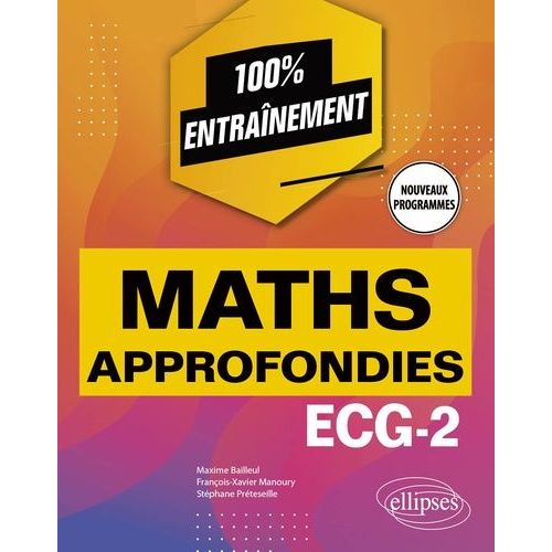 Mathématiques Approfondies Ecg-2