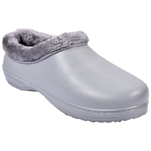 Claquette Sabot Eva Pu6967 Gris Fourre