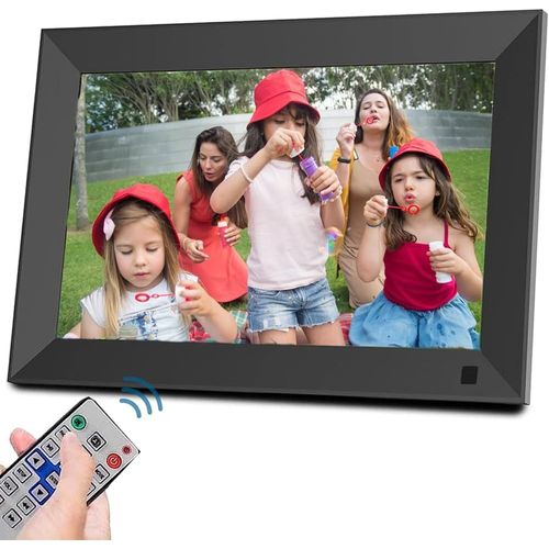 KGABERY-Cadre Photo Numérique 10 Pouces-Cadre Digital Cadre Photo Électronique Avec Télécommande 1280X800 Hd Ips Écran Tactile Usb Carte Sd Rotation Automatique/Photo/Musique/Lecteur Vidéo/Sans Wifi