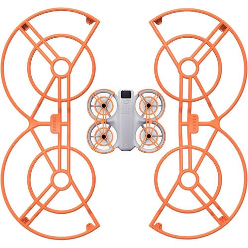 Kgabery-Protection D'hélice Pour Hélice Dji Neo Drone-Résistant Aux Chocs-Accessoire Dji Résistant Aux Chocs-Protection D'hélice Légère En Tpu-Protection Complète D'hélice (Orange)-Générique