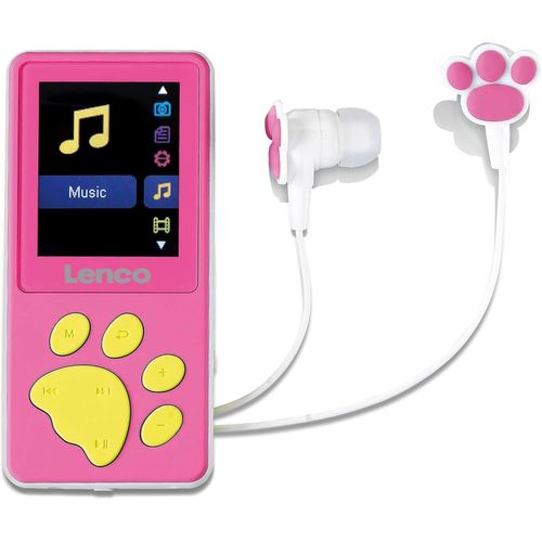 KGABERY-Lecteur Mp4 Xemio-560 Lecteur Mp4 Mémoire 8 Go Écran Lcd Rose