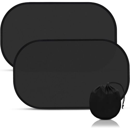Kgabery-2 Pièces Pare Soleil Voiture Bébé Et Enfant 50 * 30cm Protege Soleil Voiture Bebe Avec Sac De Rangement,Pare-Soleil Voiture Pour Anti Rayons Uv&lumière Du Soleil