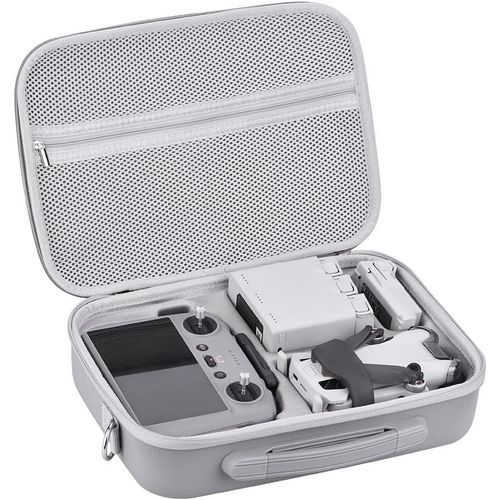 Kgabery-Sac De Transport Pour Dji Mini 4 Pro,Sac De Voyage Portable Pour Dji Mini 4 Pro Fly More Combo (Pour Contrôleur Dji Rc 2) Drone Sac À Bandoulière,Gris,Set De Valises-Générique