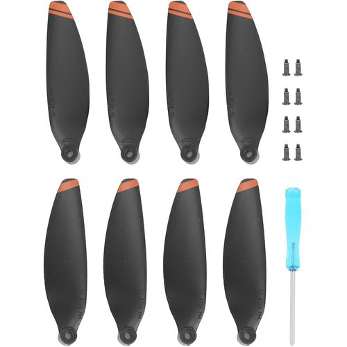 Kgabery-2 Paires D'hélices De Rechange Pour Drones Pour Dji Mavic Mini 2 (Bord Orange)-Générique