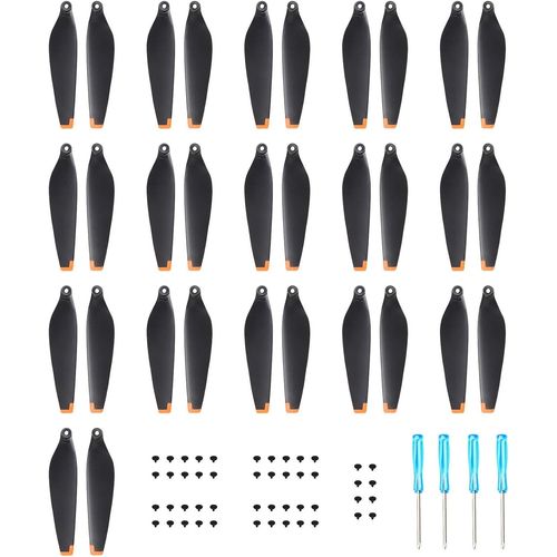 Kgabery-32 Pièces Hélice Pour Dji Mini 4 Pro/3 Pro Hélice De Rechange Pour Dji Mini 4 Pro/3 Pro Accessoires De Drone Exclusifs Vis&tournevis Orange-Générique