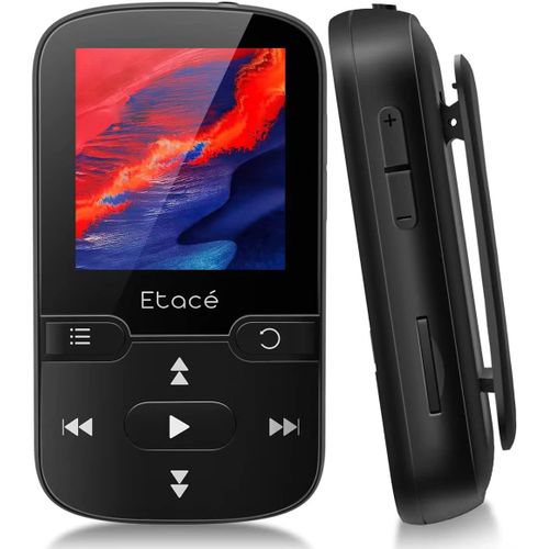 KGABERY-Lecteur Mp3 Bluetooth 5.0,Lecteur De Musique Sport Avec Mémoire Interne De 16 Go,Radio Fm,E-Book,Podomètre,Enregistrement Vocal Et Prise En Charge Jusqu'À 128 Go Tf/Micro Sd