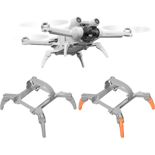 Kgabery-Mini 3 Pro Extension De Jambe De Train D'atterrissage Étendue De Protection Pliable Pour Drone Dji Mini 3 Pro (Gris)-Générique