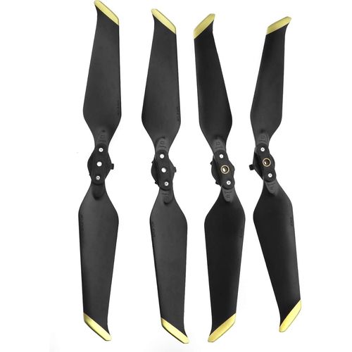 Kgabery-Lot De 4 Hélices Dorées Compatibles Avec Dji Mavic 2 Pro Et Mavic 2 Zoom Drone Tip 8743f Faible Bruit À Dégagement Rapide-Générique