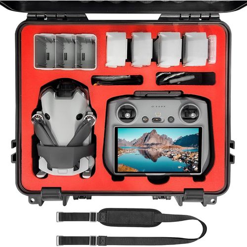 Kgabery-Mini 4 Pro Hard Case Pour Dji Mini 4 Pro/Mini 3 Pro,Valise Étanche Pour Mini 4 Pro Avec Contrôleur Dji Rc/Dji Rc 2,Valise De Voyage Pour Accessoires Dji Mini 4 Pro/Mini 3 Pro-Générique