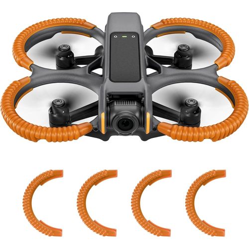 Kgabery-Avata 2 Protecteur D'hélice Pour Dji Avata 2 Drone Protection Bumper Pour Dji Avata 2 Fly More Combo Accessoires Anticollision Protecteur De Prop Antichoc ¿Orange¿-Générique