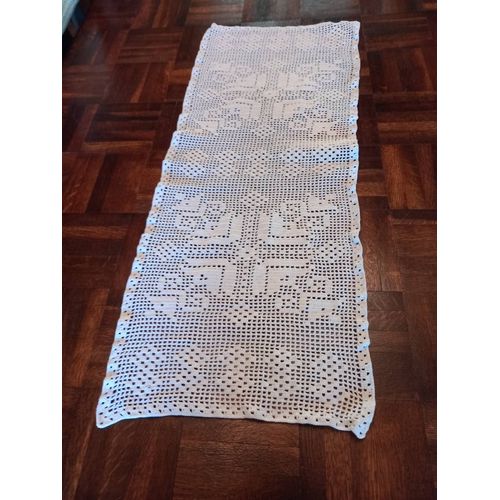 Napperon Blanc Chemin De Table 30x1,05