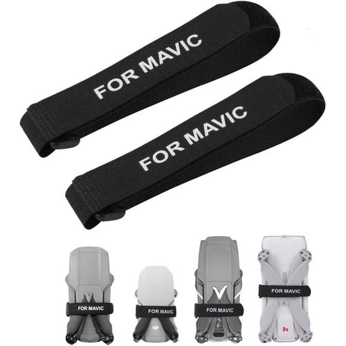 Kgabery-Fixation Bande Pour Dji Mavic 3/Mavic Mini 2/Mini/Air 2/Air/Mavic 2 Pro Zoom/Mavic Pro Propeller Protection (Noir)-Générique