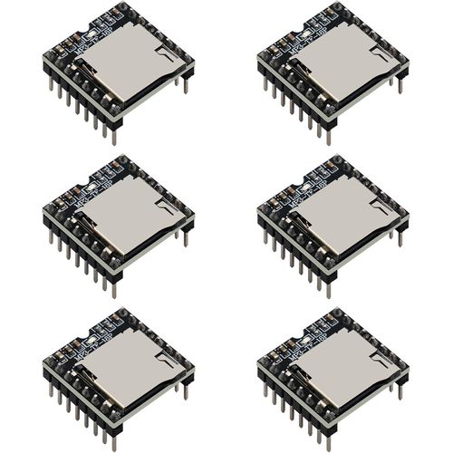KGABERY-Dfplayer Mini Module De Lecteur Mp3,Mini Lecteur Mp3,Module Dfplayer Master,Module Vocal Audio,Carte Tf,Carte U,Compatible Avec Arduino