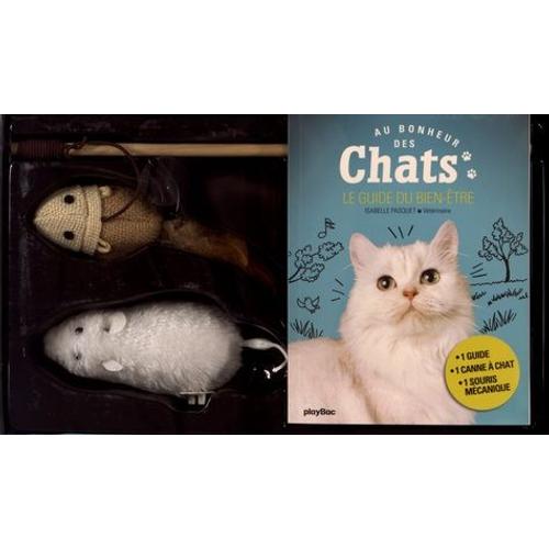 Au Bonheur Des Chats - Coffret Avec 1 Canne À Chat Et 1 Souris Mécanique