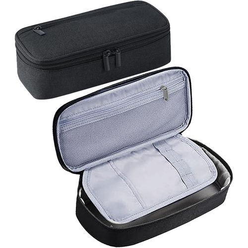Trousse Scolaire,Trousse Scolaire Extensible,Trousse À Crayons Grande Capacité Avec 3 Compartiments Pour Fille Garcon,Trousse Feutre,Pour Collège Étudiants Fille Garçon Adolescent