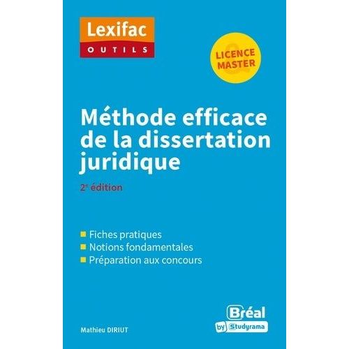 Méthode Efficace De La Dissertation Juridique