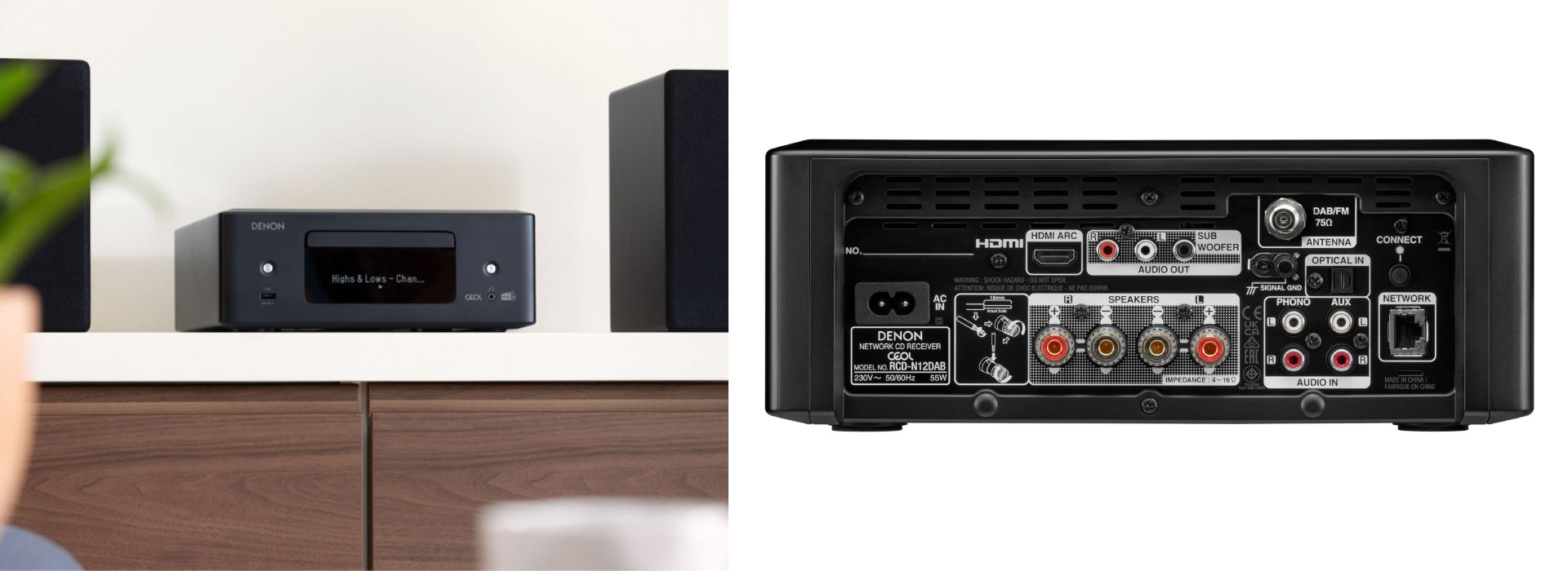 Denon CEOL N12DAB Noir image 1 | Rakuten
