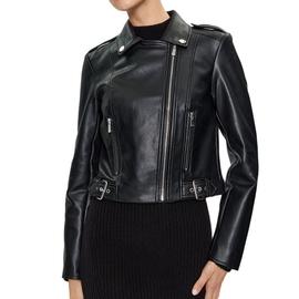 Blouson cuir femme discount morgan