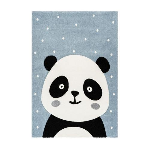 Paris Prix - Tapis De Chambre Enfant Panda "Madurra" Bleu 120 X 170 Cm