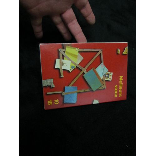 Meilleurs Voeux 10/18 Pour L'année 1998  - Boite  Bien Complète De Ses 4 Mini Livres Avec Jeux De Cartes - Objet Publicitaire