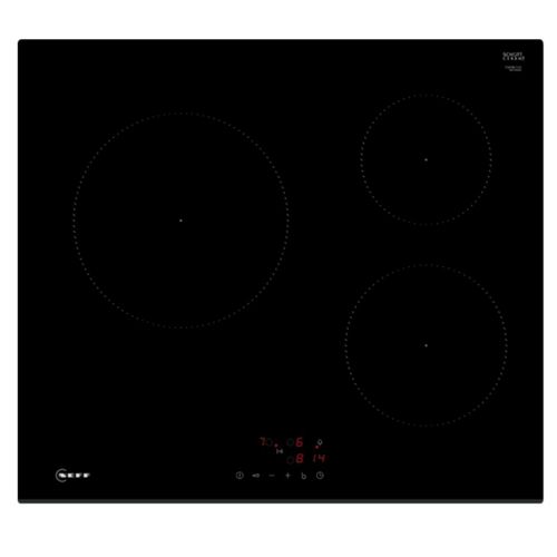 Neff - Table de cuisson induction 60cm 3 feux 4600wnoir T36FBC1L0