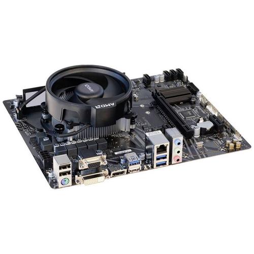 Renkforce Kit de r?glage PC AMD Ryzen 5 5500 4.2 GHz 8 Go DDR4-RAM Micro-ATX (AM4, AMD A50M, mATX), Carte m?re