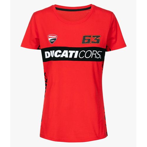 T-Shirt Femme Ducati Bagnaia Numéro 63 - Bf63