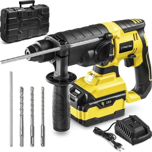 ChenQuanSarl-Marteau Perforateur Sans Fil Prds 2020V (Lithium-Ions De 20 V/4 Ah, 1 Chargeur Rapide, 3 Mèches Sds, 1 Butée De Profondeur, 1 Poignée Supplémentaire, 1 Mallette De Transport)