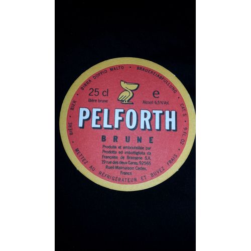 Sous-Bock Bière Pelforth Brune