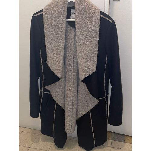 Manteau Noir Et Beige Taille L Only Acheté Sur Zalando 