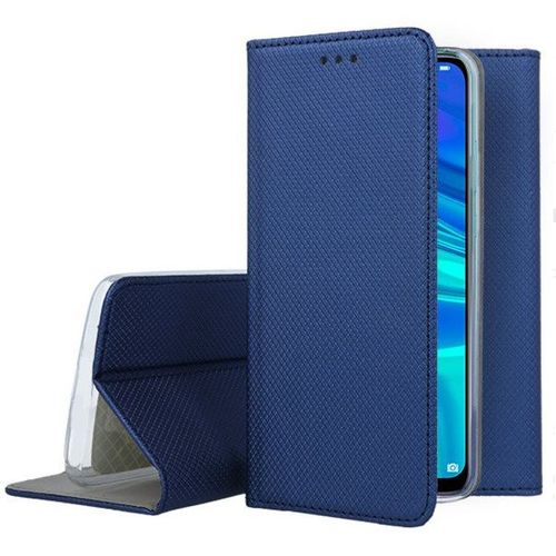 Housse Pour Huawei Honor 70 5g - Etui Coque Pochette Portefeuille + Verre Trempe - Bleu Magnet