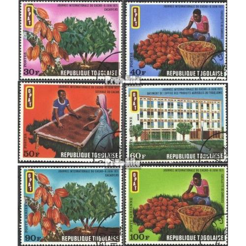 Togo 868a-873a Oblitéré 1971 International Kakaotag