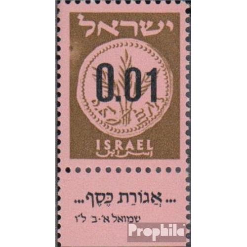 Israël 191b Avec Tab Neuf Avec Gomme Originale 1960 Vieux Coins