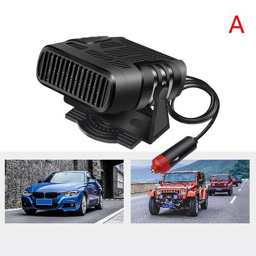 Ventilateur De Chauffage Rotatif Portable 4 En 1 Pour Voiture, Refroidisseur D'air, Désembuage, Dégivreur, Pare-Brise