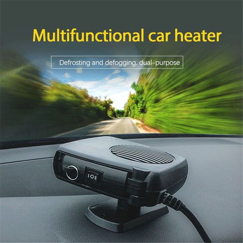 Chauffage Électrique Portable Pour Pare-Brise, Dégivreur Et Désembueur, Pour Voiture, Ventilateur De Refroidissement, Abs, Rotation À 200 Degrés, 12/24v, 360 W