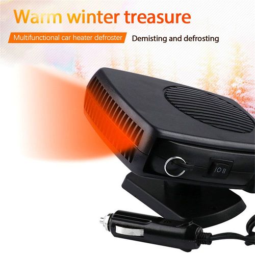 Chauffage Portable 4 En 1 Pour Voiture, 12v/24v, 200w, Ventilateur De Chauffage Et De Refroidissement, Pour Pare-Brise, Désembuage, Dégivreur