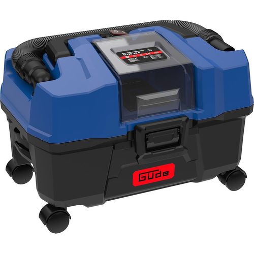 Ntst 18-0 Aspirateur Sec Et Humide Sans Fil (18 V, Réservoir De 10 L, 4 Roulettes Pivotantes, Suceur Pour Sol Et Plat, Filtre, Sans Batterie Ni Chargeur), Bleu/Noir