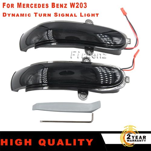 Clignotant Led Pour Mercedes Benz Classe C, W203, S203, Cl203, 2001 ? 2007, Clignotant Dynamique, Rétroviseur Latéral, Lampe Séquentielle