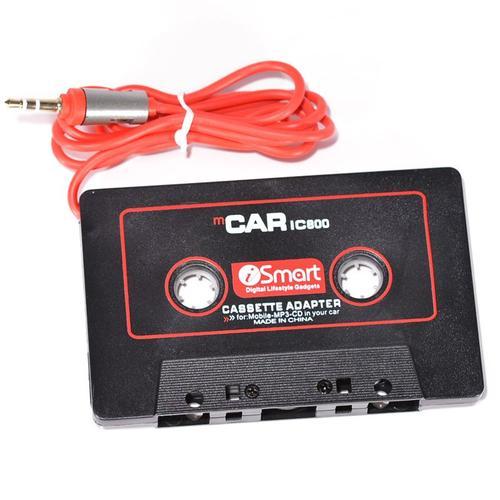 Câble AUX pour lecteur CD, adaptateur de cassette de voiture