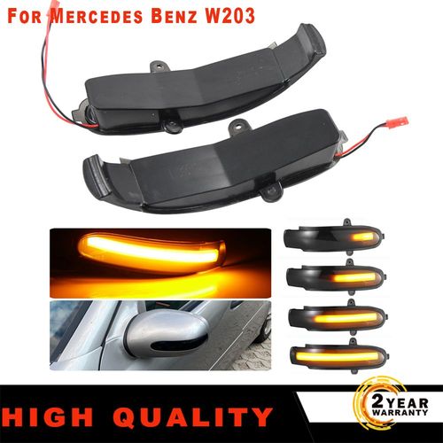 Clignotant Dynamique À Led Pour Mercedes Benz Classe C W203 S203 Cl203 2001 ? 2007, 2 Pièces, Indicateur De Miroir Latéral, Clignotant Séquentiel