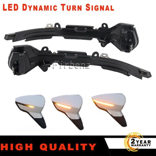 Clignotant Led Dynamique Avec Indicateur De Miroir Latéral Séquentiel, Pour Seat Leon Iii Mk3 5f 13-18 Ibiza Kj Mk5 V Arona 17-18