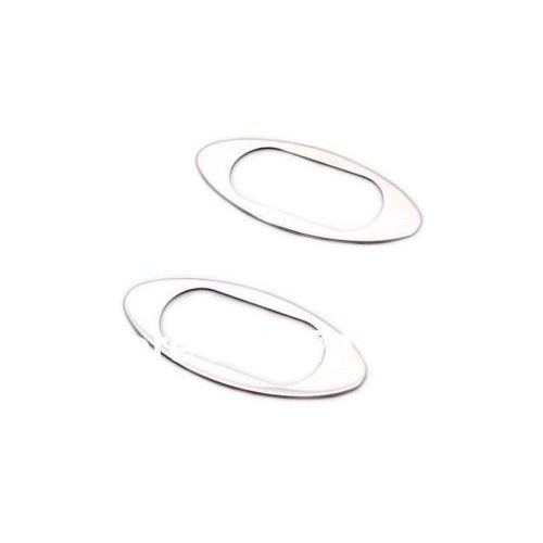 Feu De Position Latéral Chromé (Ovale) Pour Volkswagen, Pour Vw Golf Jetta Bora Mk4 / Polo 9n 9n3 / Passat B5 B5.5
