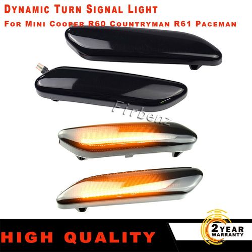 Clignotant Latéral Led Pour Bmw Mini Cooper R60 R61 Countryman Paceman, Indicateur Latéral Dynamique, Clignotant, Feux De Garde-Boue